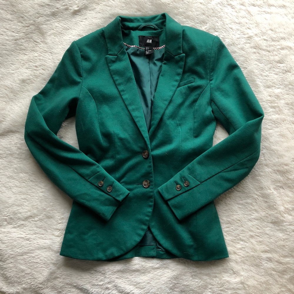 Preppy Emerald Green Blazer